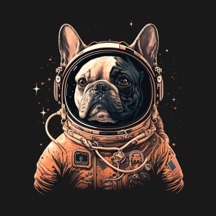 French Bulldog Astronaut T-Shirt