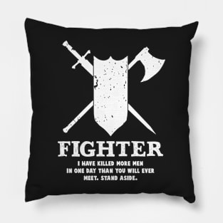 Funny Fighter Gamer D20 Dice Dungeon Dragons Gaming Gift Pillow