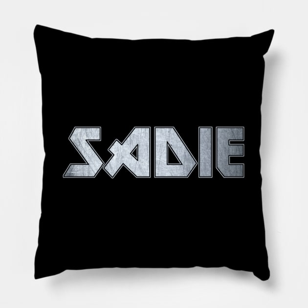 Heavy metal Sadie Pillow by KubikoBakhar