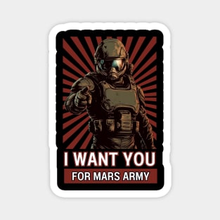 I Want You For Mars Army - MCRN - Sci Fi Magnet