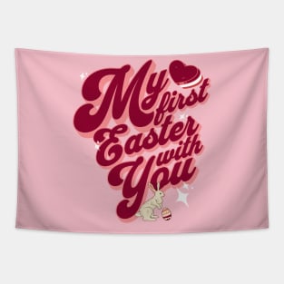 My First Easter With You Tapestry