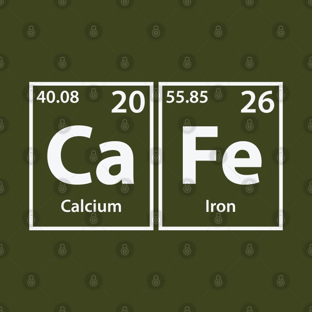 Cafe (Ca-Fe) Periodic Elements Spelling by cerebrands