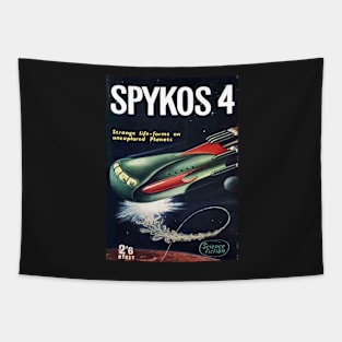 Spykos 4 Vintage Sci Fi Tapestry