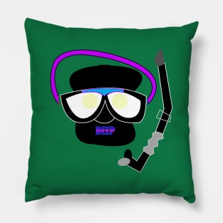 black mask Pillow