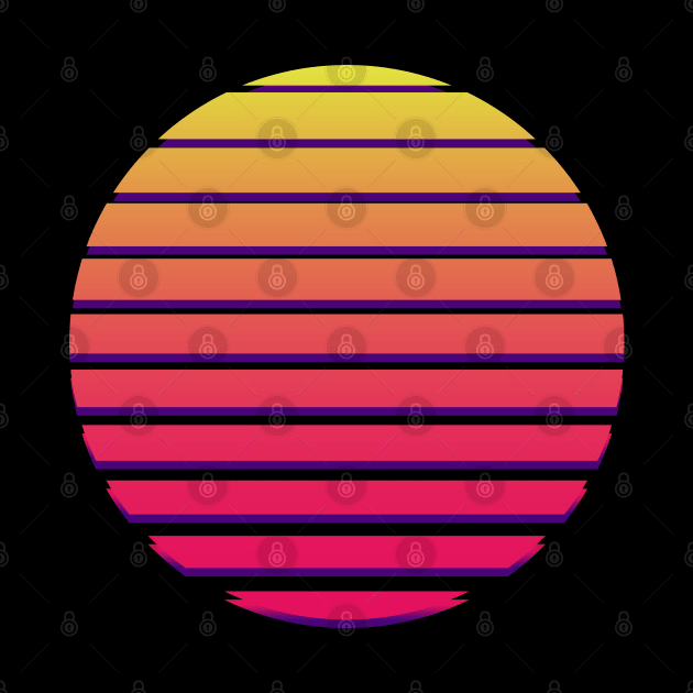 Synthwave Sunset Minimalist by edmproject