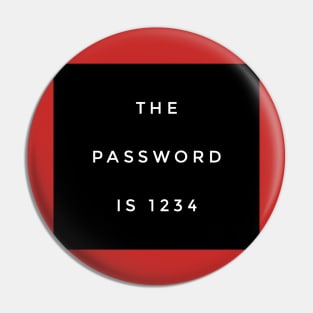 The Password Is 1234 Pin