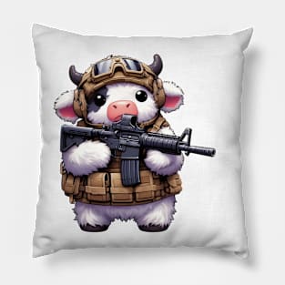 Fluffy Cow Pillow
