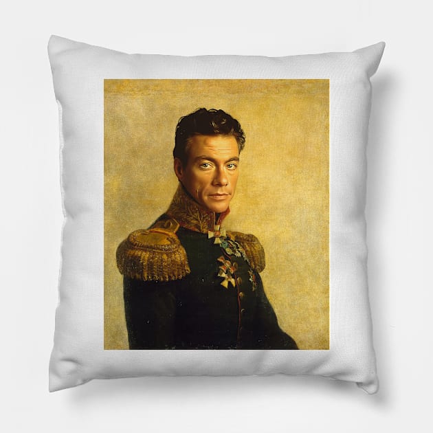 Jean-Claude Van Damme - replaceface Pillow by replaceface