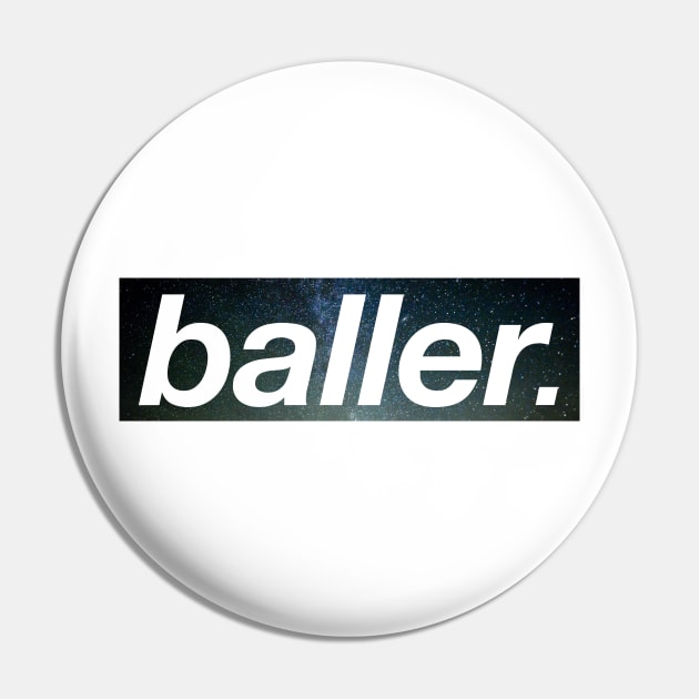 Baller Pin by hoopoe