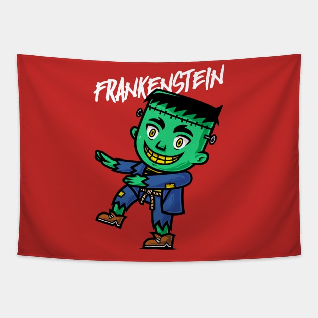 Frankenstein Tapestry by krisren28