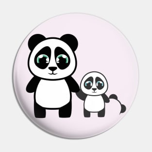 A pandas training ears Pin