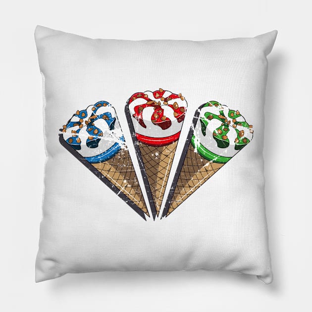 Cornetto Trilogy movie Pillow by necronder