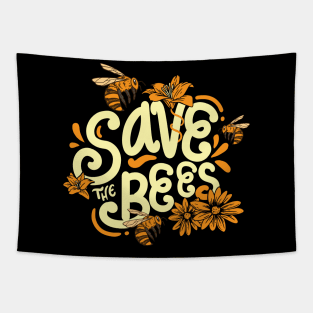 Save the Bees - Beekeeper Environmentalist Gift Tapestry