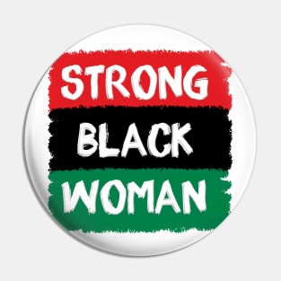 Strong Black Woman Pin
