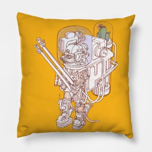 Meerkat space suits Pillow