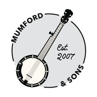 Mumford and Sons Banjo (Black) T-Shirt