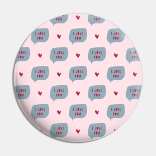 Love pattern Pin