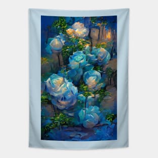 Blue roses Tapestry
