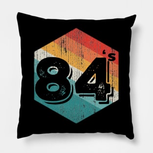 Vintage 1984 Retro Legendary, Birthday Pillow