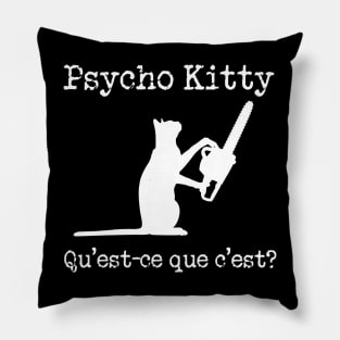 Psycho Kitty Pillow