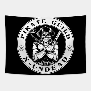 X Undead Pirate Guild Tapestry