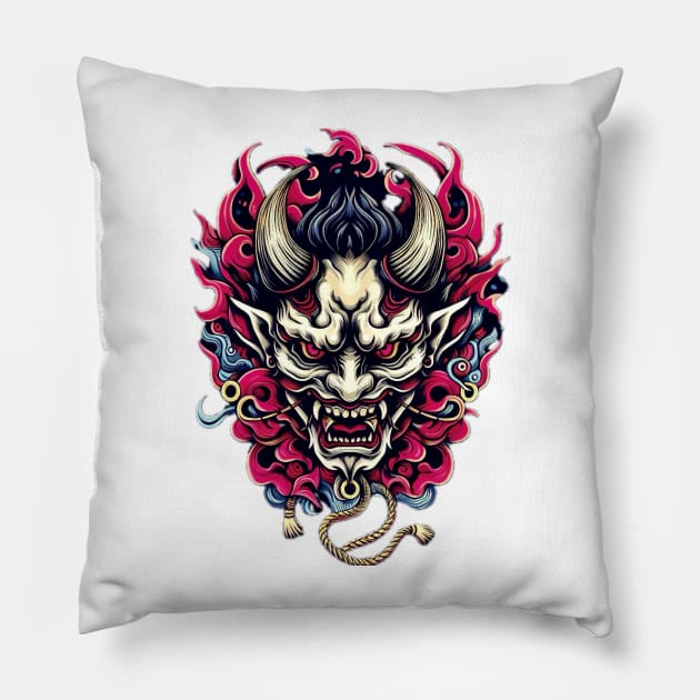 Fudo Myoo #002 Pillow by Crazyartsale