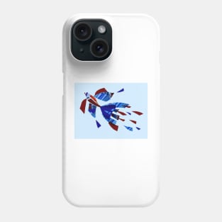 Snazzy Betta ~ Red and Blue Phone Case