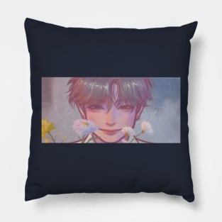 Flowers For you -Enhypen Sunoo- Pillow