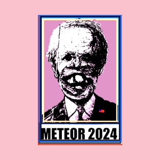 Vote Meteor 2024 in Sweet Pink T-Shirt