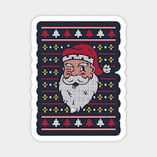 Christmas Sweater Santa Magnet