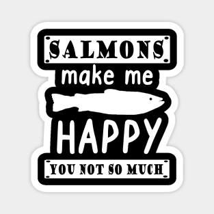 Salmon saying fishing salmon fishing sushi gift Magnet