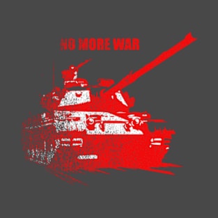 Grunge 'No More War' Anti War T-Shirt