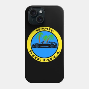 Summer with sportscar Phone Case