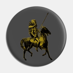 Native American Warrior Pin