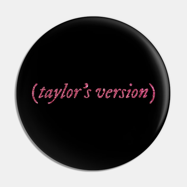 Taylors Version shiny pink Pin by cozystore