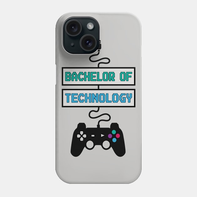 Bachelor of Technology Gamer Phone Case by jeric020290