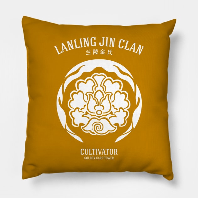The Untamed: Lanling Jin Clan Cultivator Pillow by firlachiel