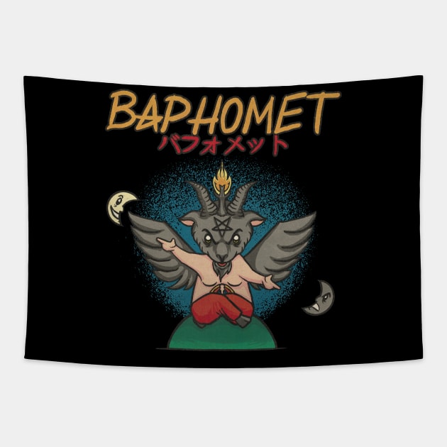 Baphomet for kids Tapestry by SFPater