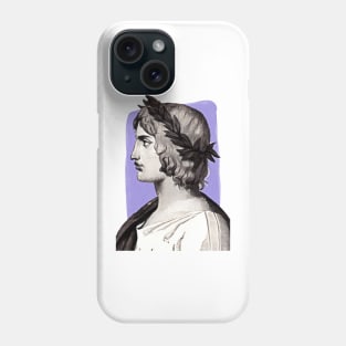 Roman Poet Virgil illustration Phone Case