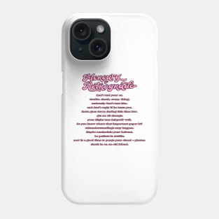 Mercury Retrograde Tips Phone Case