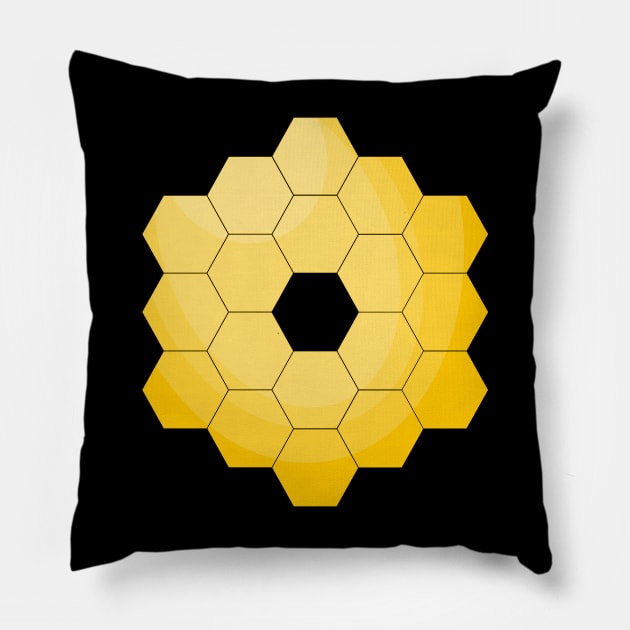 James Webb Hexagon Pillow by ilrokery