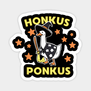 Funny Halloween Witches Duck Cute Honkus Ponkus Gifts Magnet