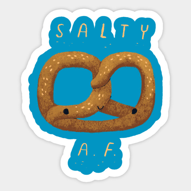 salty AF - Salty - Sticker