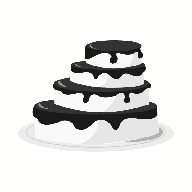 Balck and White Cake by traditionation