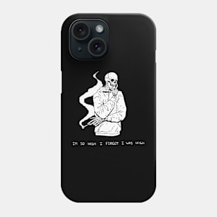 I'm so high i forgot i was high Phone Case