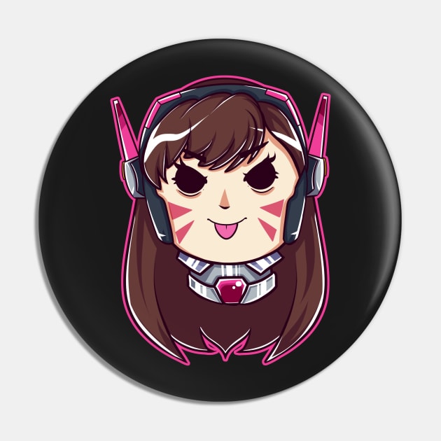 Nerf This - D.Va Pin by StaySaltee