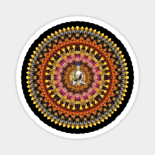 Mandala Magic - Trip Around The Sun - Shakyamuni Buddha Magnet