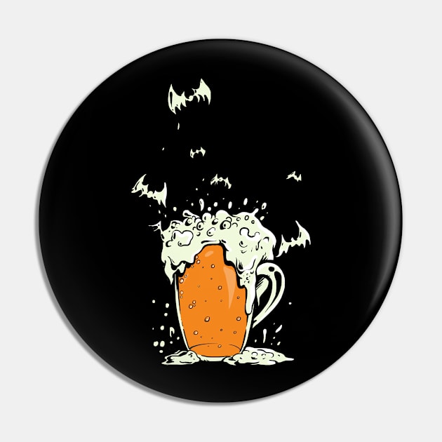 Halloween Beer Pin by TomiAx