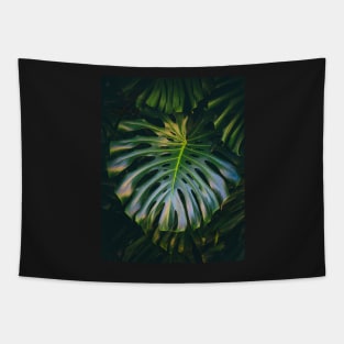 Green Leaves Plant Texture Background Tapestry