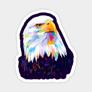 Eagle Wpap Pop Art Magnet